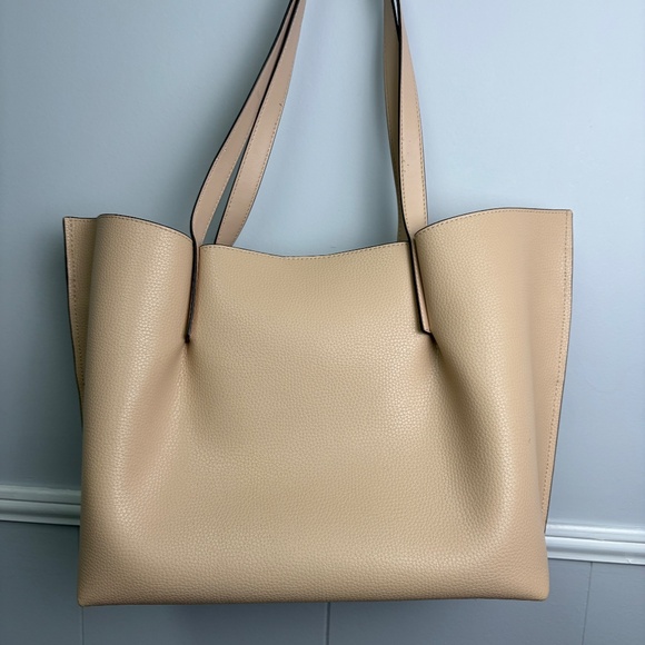 Michael Kors Emilia Large Pebbled Leather Tote Bag Bisque - Picture 5 of 14